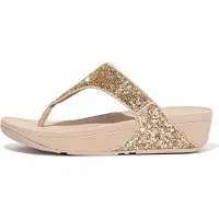FitFlop Tongs LULU GLITTER TOE-THONGS femmes - Doré - 41