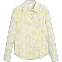 Desigual Chemisier bleu / jaune / blanc