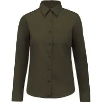 Kariban JESSICA > CHEMISE MANCHES LONGUES FEMME Light Khaki - Kariban K549 - Taille M