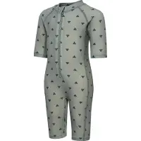 Hummel Maillot de bain de sport vert pastel / vert foncé