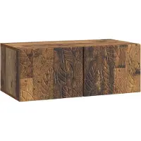 vidaXL Meuble TV mural 98 x 41 x 30 cm Bois recyclé et panneaux dérivés du bois