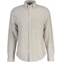 Gant 3260056 Linen Regular Fit Long Sleeve Shirt Blanc L Homme