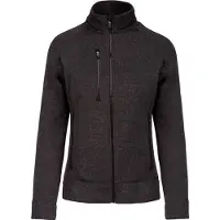 Kariban Gilet femme zippé, en chiné