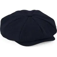 Beechfield CASQUETTE GAVROCHE "HERITAGE" Navy Herringbone - Beechfield B628 - Taille S/M