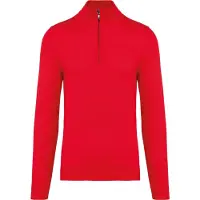 Kariban Pack 5 PULL 1/4 ZIP Red - Kariban K970 - Taille 4XL