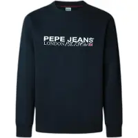 Pepe Jeans pour homme. PM5800029 Sweatshirt Matthew navy (XL), Casuel, Coton, Marine