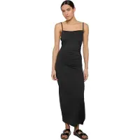 Urban Classics Tb8181 Sleeveless Midi Dress Noir S Femme