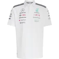 Adidas T-Shirt fonctionnel 'Mercedes - AMG Petronas Formula One Team' bleu clair / rouge / noir / blanc