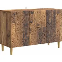 vidaXL Buffet en bois recyclé 89 x 34,5 x 60 cm, aggloméré