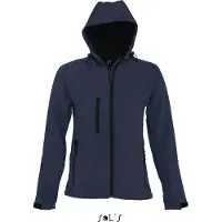 SOL's Softshell Femme ? Capuche Replay French Navy - Sol's 46802 - Taille L