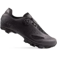 Lake MX 177-X Wide Chaussures VTT - noir/noir réfléchissant