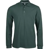 Kariban Polo à manches longues pour hommes