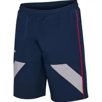 Hummel Pantalon de sport bleu marine / gris clair / rouge