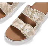 FitFlop FitFlop Gen-FF Sandales à boucle et motif tressé à deux barrettes WEISS 43