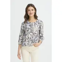 Fransa Chemisier 'ARIANA' beige / mélange de couleurs