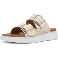 Original Brands FITFLOP FitFlop Gen-FF Sandales à boucle et motif tressé à deux barrettes WEISS 37