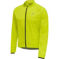 Newline Veste de sport citron vert / gris argenté / noir