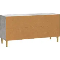 vidaXL Meuble TV 102 x 34,5 x 50 cm, gris béton, aggloméré