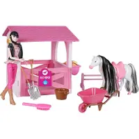 Redhorse Horse Stable Toy Rose Enfants
