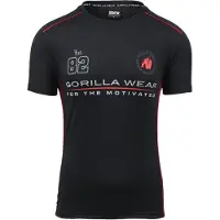 Gorilla wear T-Shirt fonctionnel 'Broxton' rouge / noir / blanc
