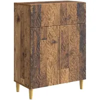 vidaXL Buffet en bois recyclé 66 x 34,5 x 90 cm, aggloméré