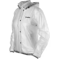 Horka Veste de pluie Cloudburst blanche S pour hommes et femmes, blanche S