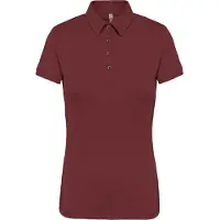 Kariban Pack 5 Polo jersey manches courtes femme Wine - Kariban K263 - Taille S