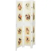 vidaXL Panneau de séparation , blanc, 106 x 165 cm, MDF