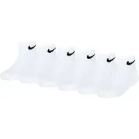 Nike Kids Unisexe - Chaussettes, Blanc - Taille 23.5 - 27 - Poly Jersey