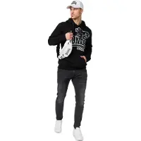 Lonsdale Pull-over 'Tadley' noir / blanc