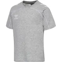 Hummel T-Shirt fonctionnel gris / blanc