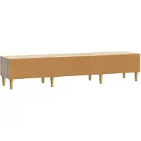 vidaXL Meuble TV 147 x 34,5 x 30 cm en bois d'ingénierie chêne Sonoma
