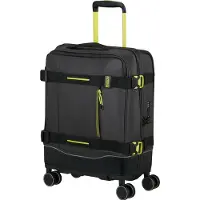 American Tourister trolley Urban Track Spinner TSA Coated Black / Lime noir 55cm