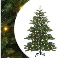 vidaXL Sapin de Noël Artificiel à Branches Articulées 150 cm PVC