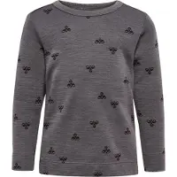 Hummel Mini Wool Long Sleeve T-shirt Gris 116 cm Garçons,Filles