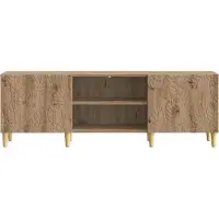 vidaXL Meuble TV 150 x 31 x 50 cm en bois d'ingénierie « chêne artisan »