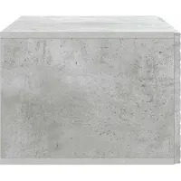 vidaXL Meuble TV mural 78,5 x 41 x 30 cm Gris béton