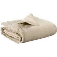 Vivaraise Plaid Uni Laly Lin 135 X 200 Cm Vivaraise