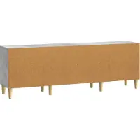 vidaXL Meuble TV 150 x 31 x 50 cm, gris béton, aggloméré