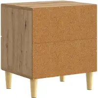 vidaXL Table de chevet Chêne artisanal 43 x 34,5 x 48 cm