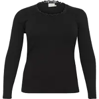 KAFFE CURVE T-shirt 'KCBritt' noir