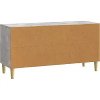 vidaXL Meuble TV 99 x 34,5 x 50 cm, gris béton, aggloméré