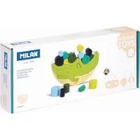 Milan Coco Balancestacking Blocks Bois Jouets éducatifs Transparent Transparent One Size