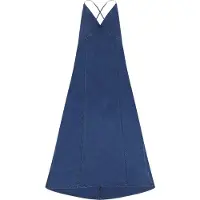 Lee 112378515 Sleeveless Long Dress Bleu L Femme
