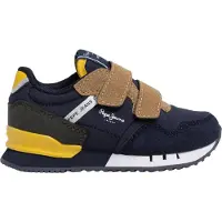 Pepe Jeans Baskets basses enfant LONDON CLASS B garcons - Bleu - 32