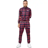 Lonsdale Survêtement 'WICKSTONE' bleu / rouge