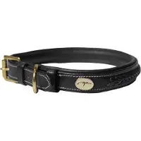 Dyon Plaited Dog Collar Noir L