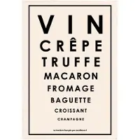 Maison Vivaraise Torchon Test Spécialités Françaises Ecru 48 X 72 Cm Winkler