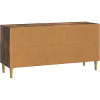 vidaXL Meuble TV 102 x 34,5 x 50 cm en aggloméré chêne fumé