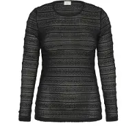 KAFFE CURVE Chemisier 'KChAnna' noir